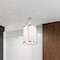 Nuvo Easton 1-Light Pendant - Polished Nickel Finish - White Linen Shade 60/7971 - alternate 4